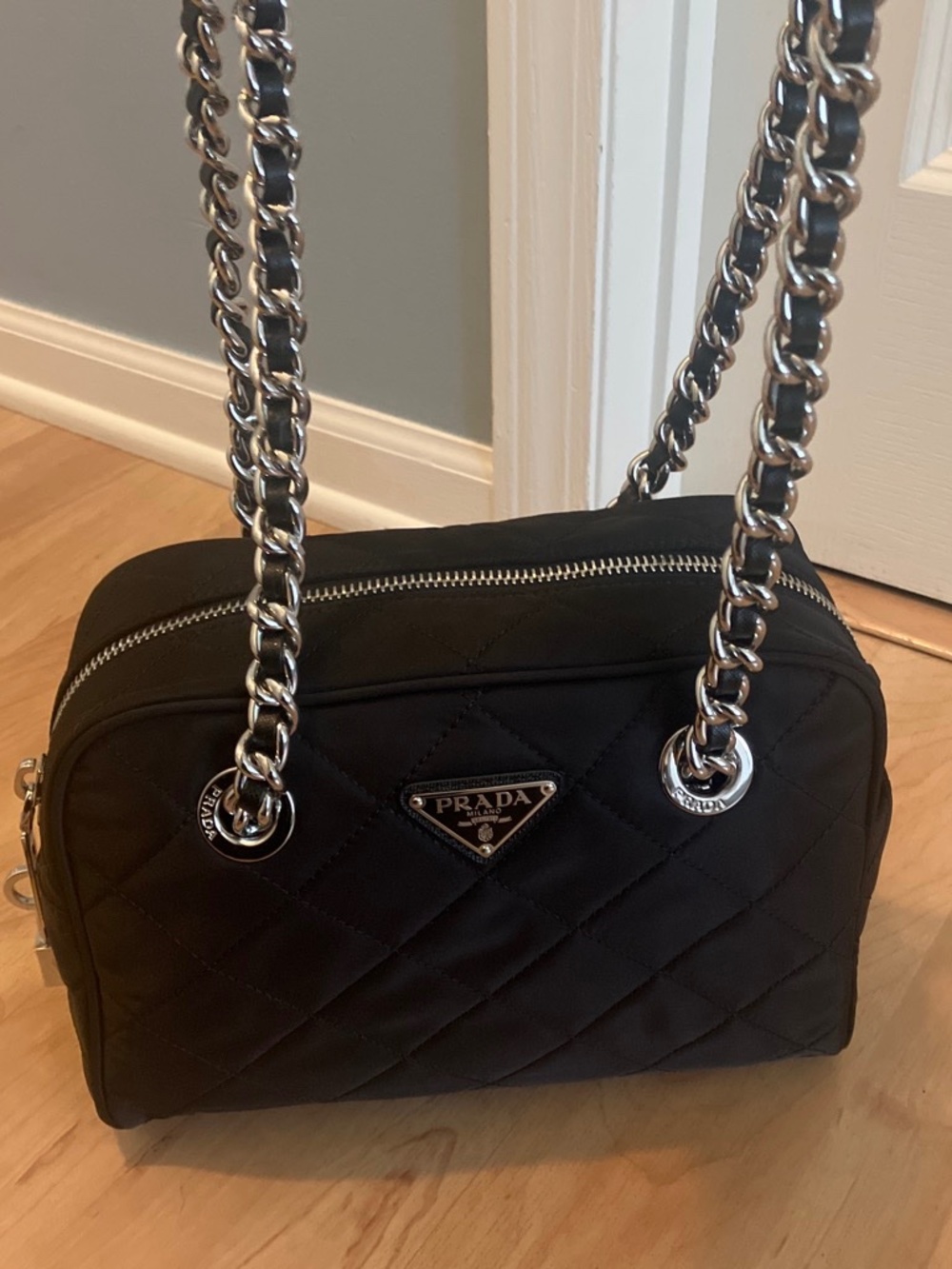 Prada nylon quilted Tessuto bag